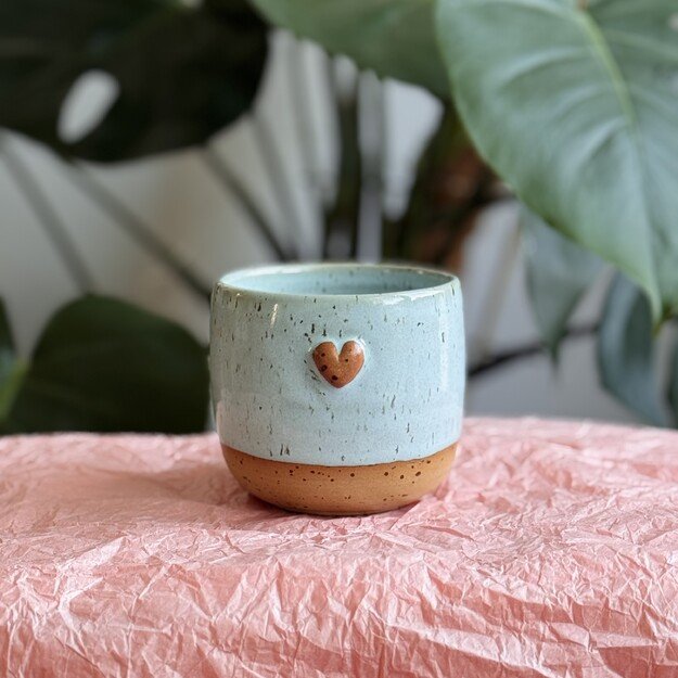 Puodelis su širdele - Dangus